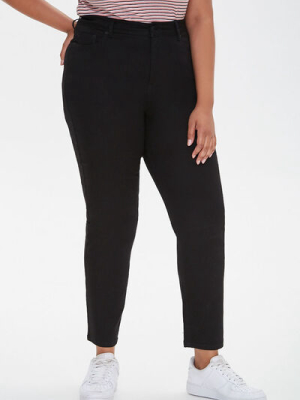 Plus Size High-rise Ankle Pants