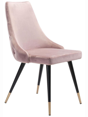 Piccolo Dining Chair, Pink (set Of 2)