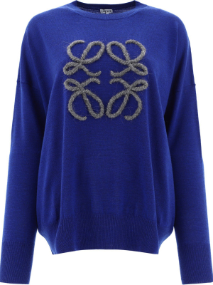 Loewe Anagram Embroidered Jumper