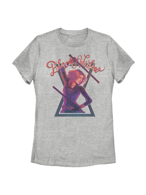 Women's Marvel Black Widow Battle Ready T-shirt