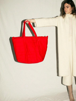 Red Puff Bag