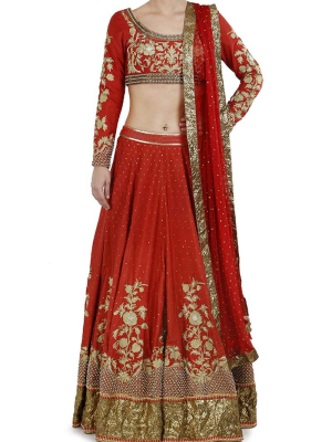 Embroidered Lehenga Set