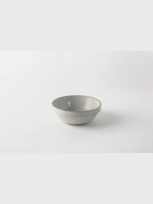 Gloss Grey Small Rounded Bowl