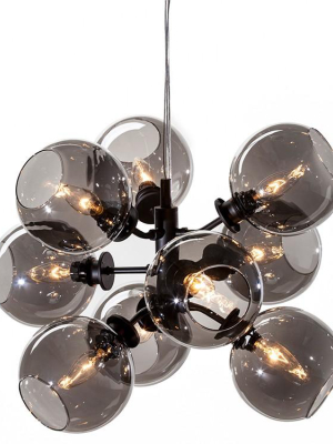 Nuevo Atom 9 Pendant Lighting - Grey