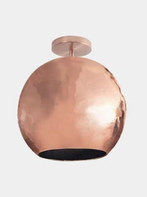 Mishal Semi-flush Ceiling Light - Copper