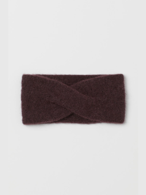 Knit Wool-blend Headband