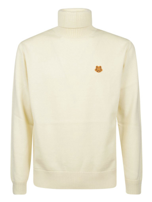 Kenzo Tiger Patch Turtleneck Jumper