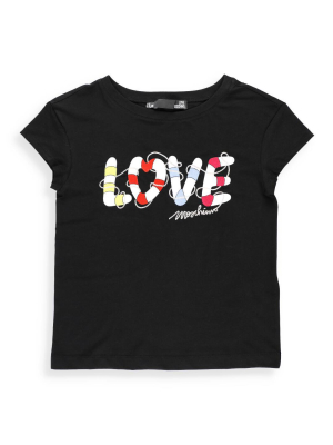 Love Moschino Logo Slim-fit T-shirt