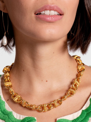 Linked Gold Necklace