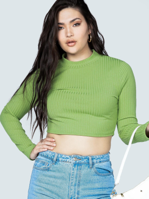 Cora Long Sleeve Top Green