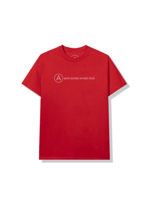 Anti Social Social Club Add Me Tee Red