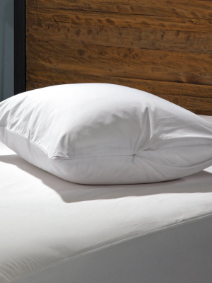 2pk Luxury Cotton Pillow Protector White - Sealy