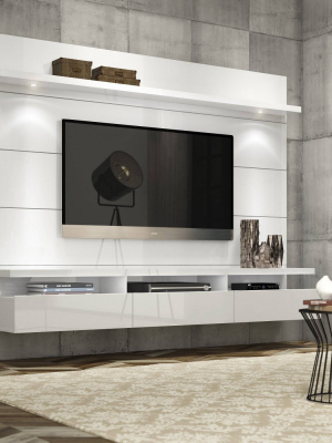 Cabrini 2.2 Floating Wall Theater Entertainment Center - Manhattan Comfort