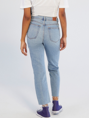 Bdg High-waisted Slim Straight Jean – Light Wash