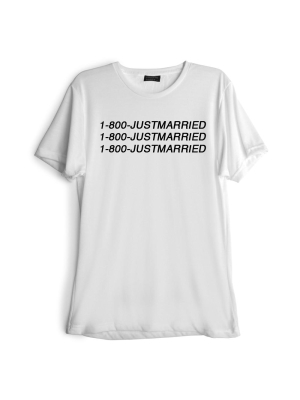 1-800-justmarried [tee]