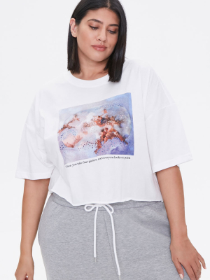 Plus Size Art Graphic Tee