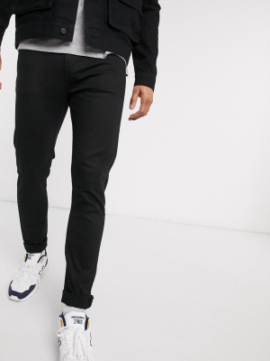 Weekday Form Skinny Jeans In Stay Black