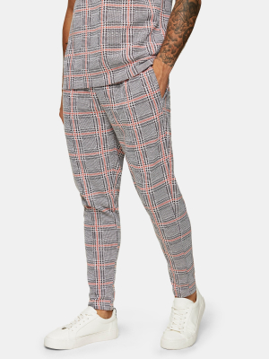 Orange And Check Check Sweatpants