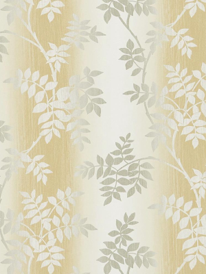 Posingford Wallpaper In Yellow And Grey From The Ashdown Collection By Nina Campbell For Osborne & Little