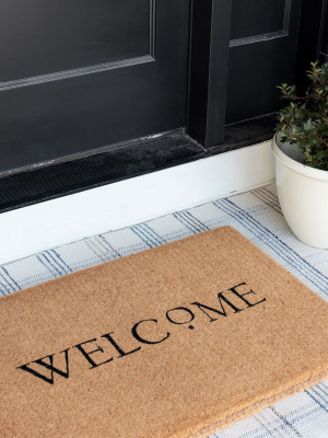 Welcome Dot Doormat