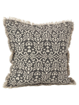 20"x20" Naxos Design Throw Pillow - Saro Lifestyle