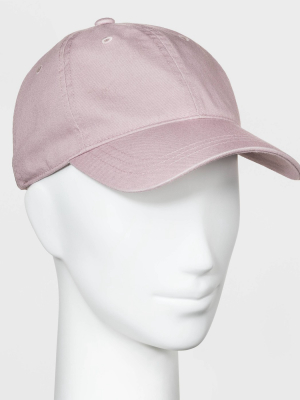 Women's Cotton Baseball Hat - Universal Thread™ Rose One Size