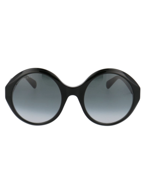 Gucci Eyewear Oversize Round Frame Sunglasses