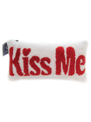 Home Decor 6.0" Kiss Me Pillow Lumbar Throw Valentine Filled - Decorative Pillow