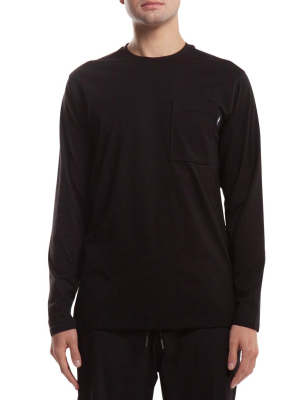 Index L/s Pocket Basic - Black