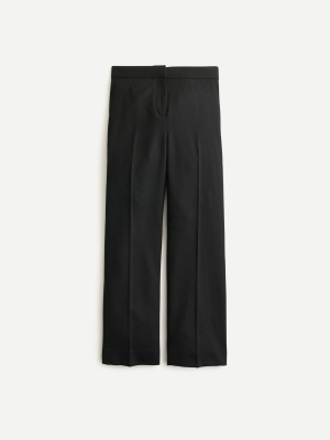 Hayden Kickout Crop Pant In Wool Flannel