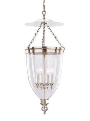 Hanover 4 Light Pendant Polished Nickel