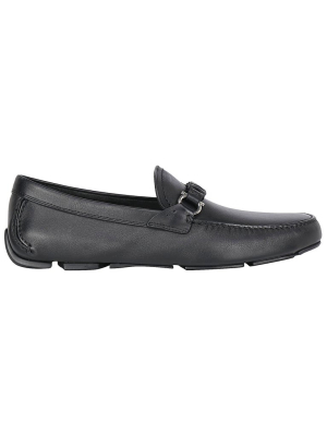 Salvatore Ferragamo Gancini Driver Moccasins