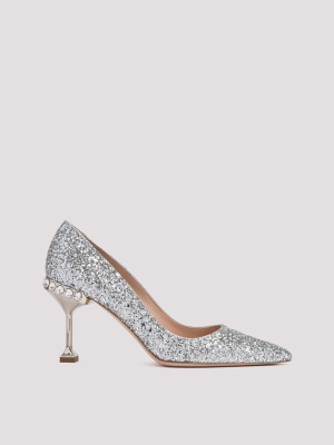 Miu Miu Crystal-embellished Pumps