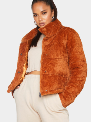 Ginger Short Faux Fur Padded Puffer Jacket