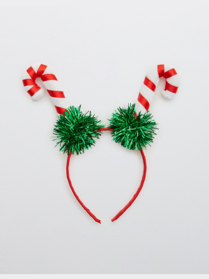 Aerie Candy Cane Ears Headband