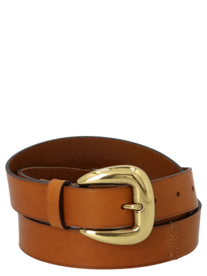 Etro Logo Embossed Buckle Belt