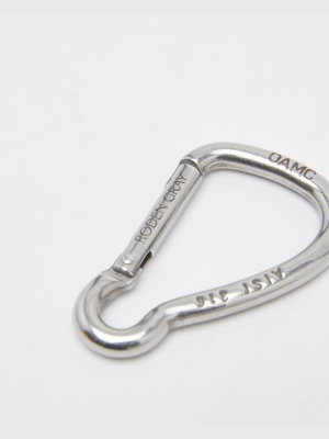 Rg Carabiner In Silver