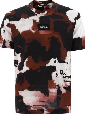 Dolce & Gabbana Camouflage Print T-shirt