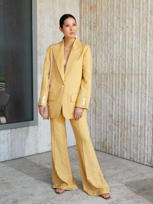 Muse Power Suit Blazer - Sundance Yellow