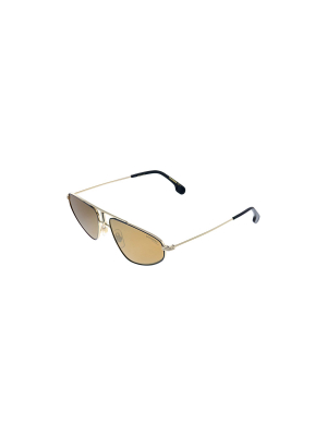 Carrera 1021/s J5g K1 Womens Aviator Sunglasses Gold 58mm