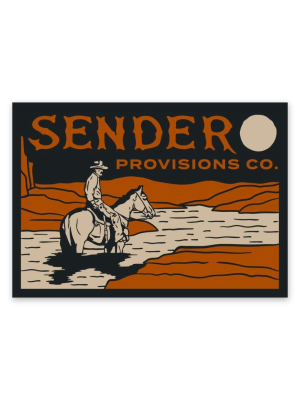 Lone Rider Sticker | Sendero Provisions Co.