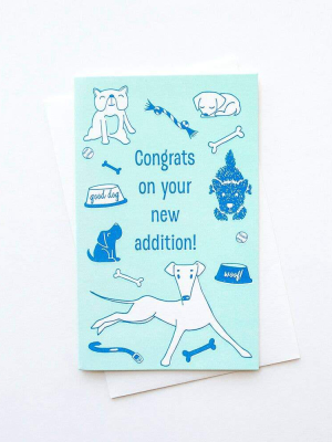 Congrats Dog Card