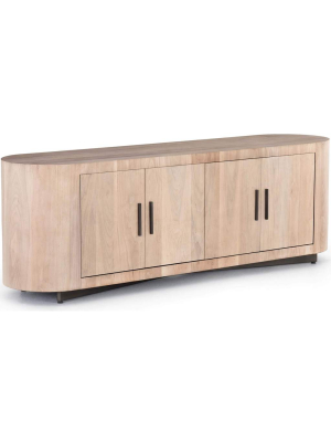 Hudson Media Console, Ashen Walnut