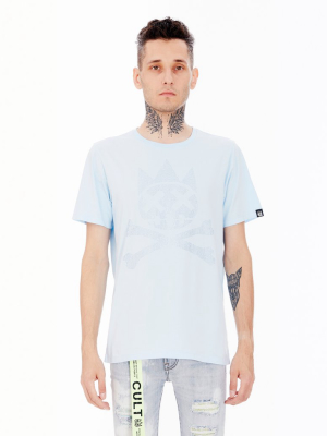 Crystal Shimuchan Short Sleeve Crew Neck Tee In Sky