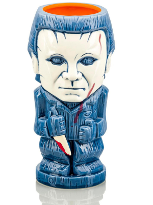 Beeline Creative Geeki Tikis Halloween: The Curse Of Michael Myers | Ceramic Tiki Mug 22 Ounces