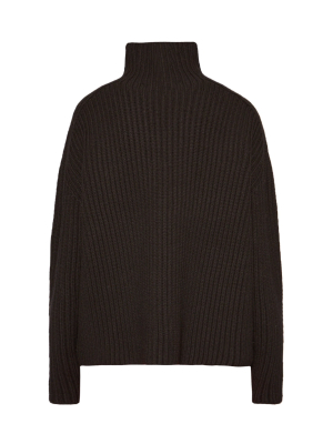 Kamanda Ribbed Wool Turtleneck