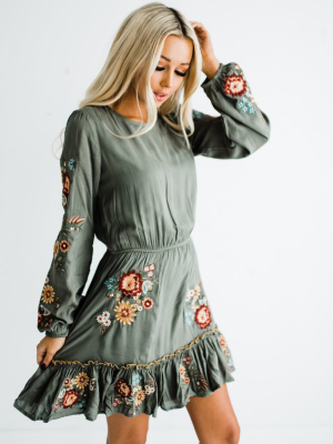 Cammy Dress In Olive