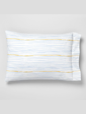 Organic Multi Stripe Pillowcases (set Of 2)