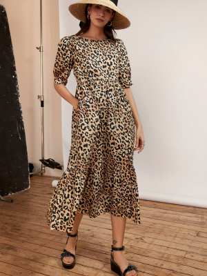 Hazel Animal Print Dress