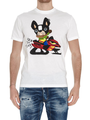 Dsquared2 Graphic Print Crewneck T-shirt